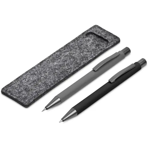 Omaha Ball Pen & Pencil Set Black